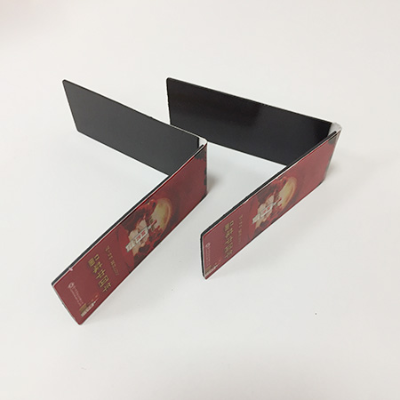 红色印刷书签